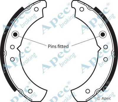 APEC BRAKING shu294 -  Комплект тормозных колодок